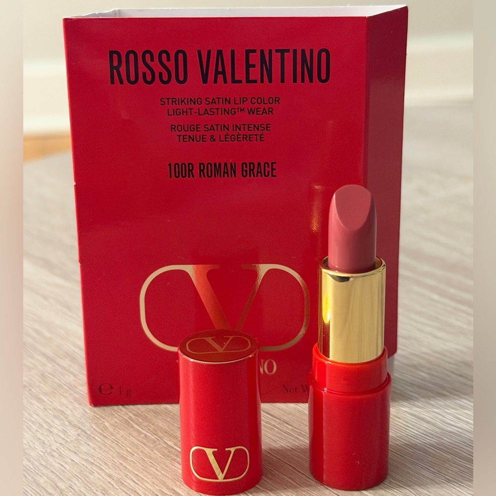 Mini Rosso Valentino Satin Lipstick